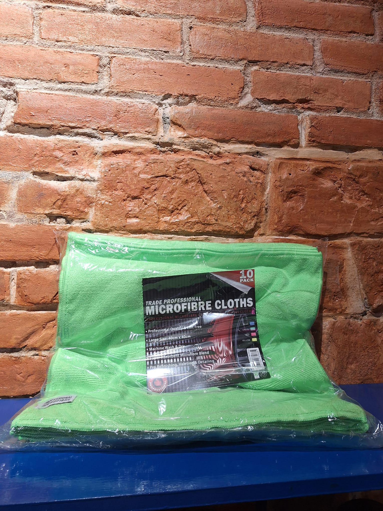 Image of Perfection 10 Pack Green Microfibre Cloths